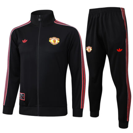 Kit Conjunto Manchester United 2025/26 com zíper